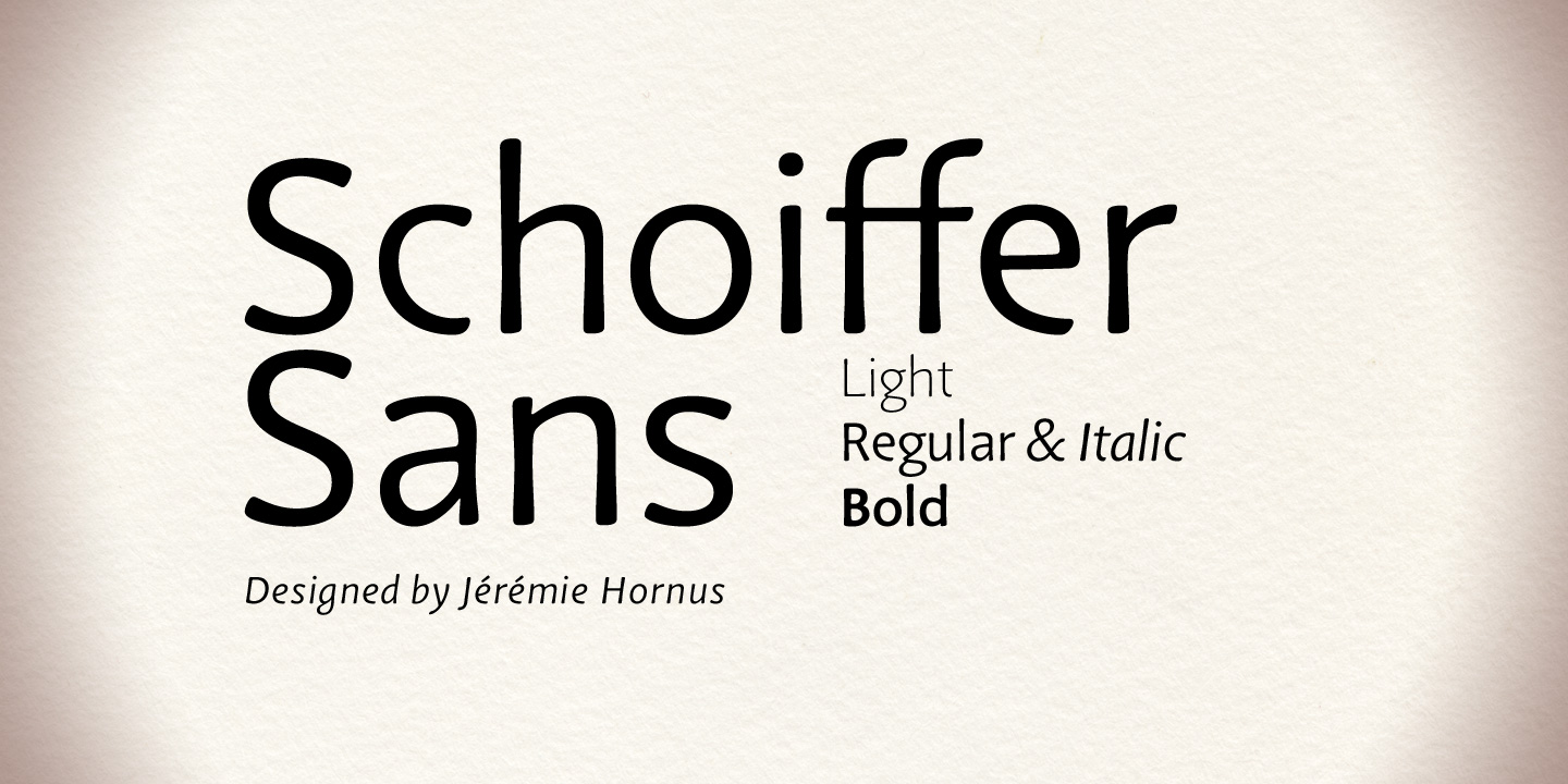Schoiffer Sans Bold