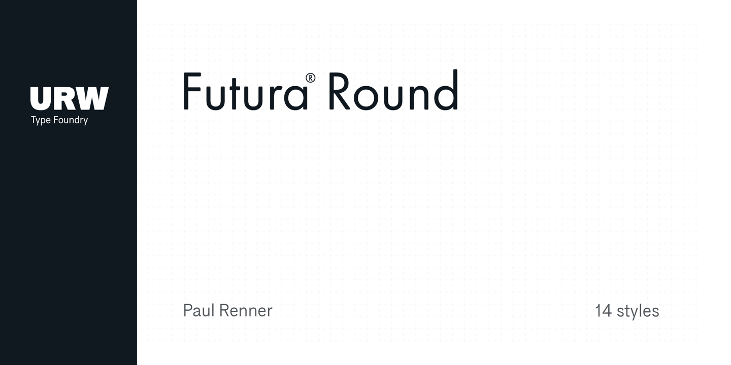 Futura Round Bold Font