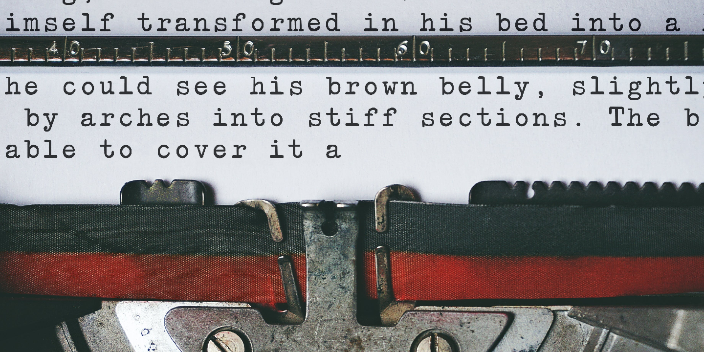 Typewriter Revo Bold Font