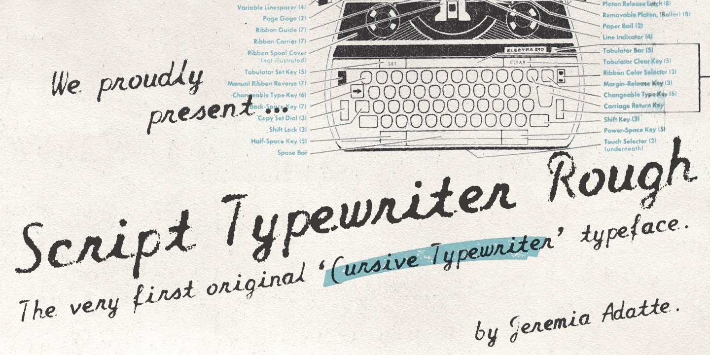 Script Typewriter Rough