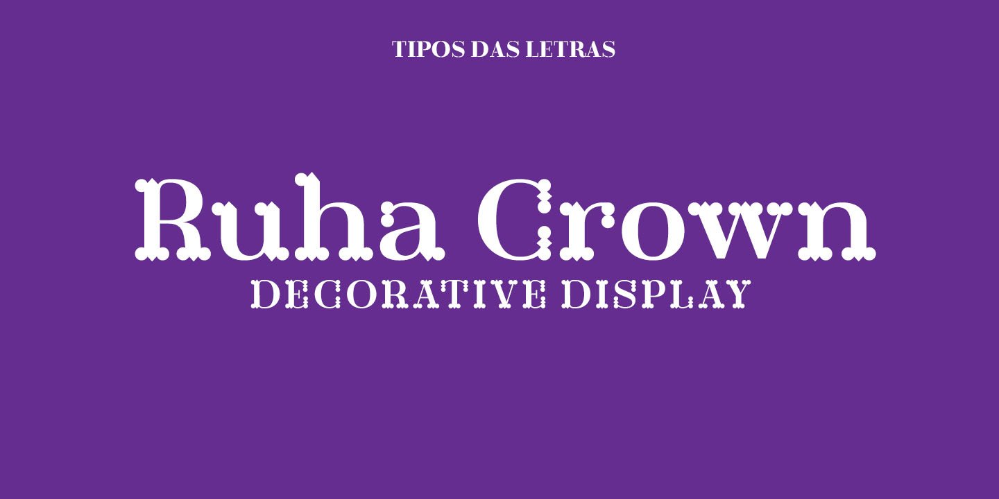 TDL Ruha Crown Extra Bold