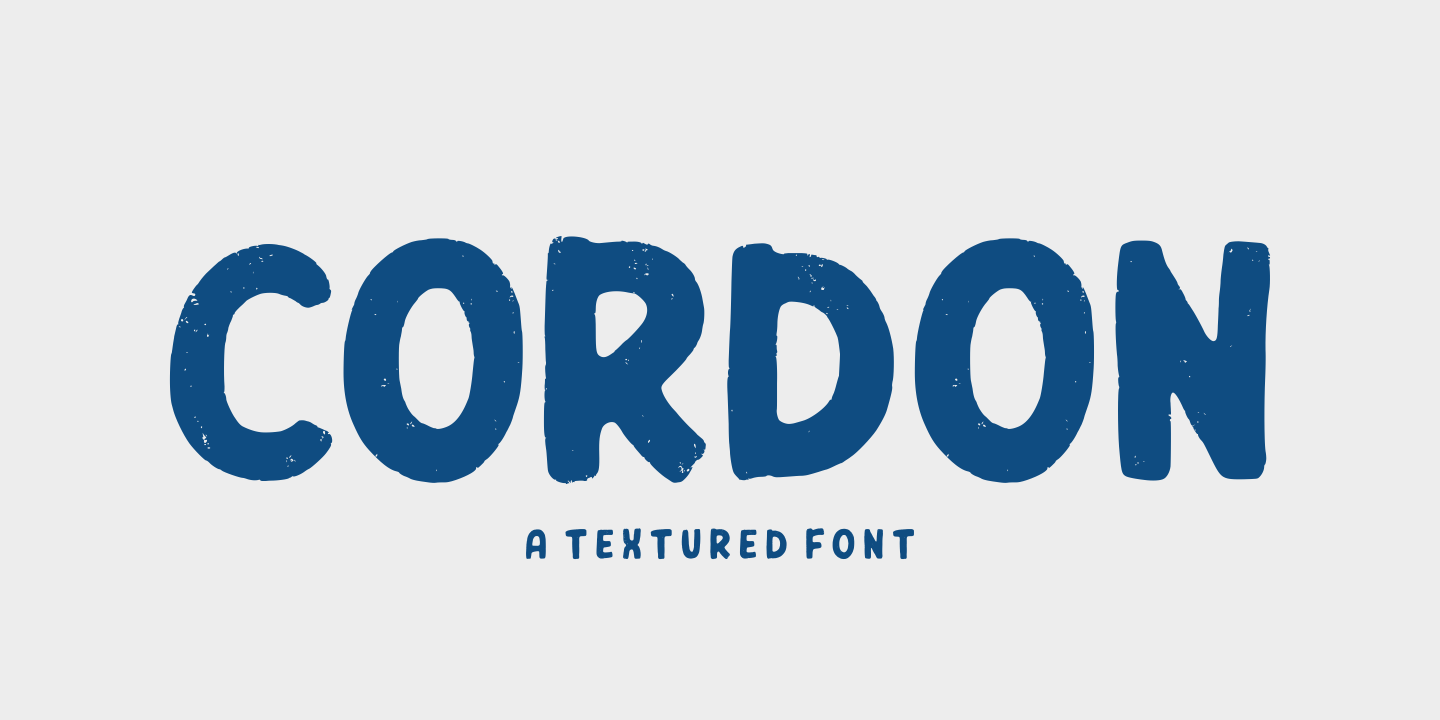 Cordon Regular Font