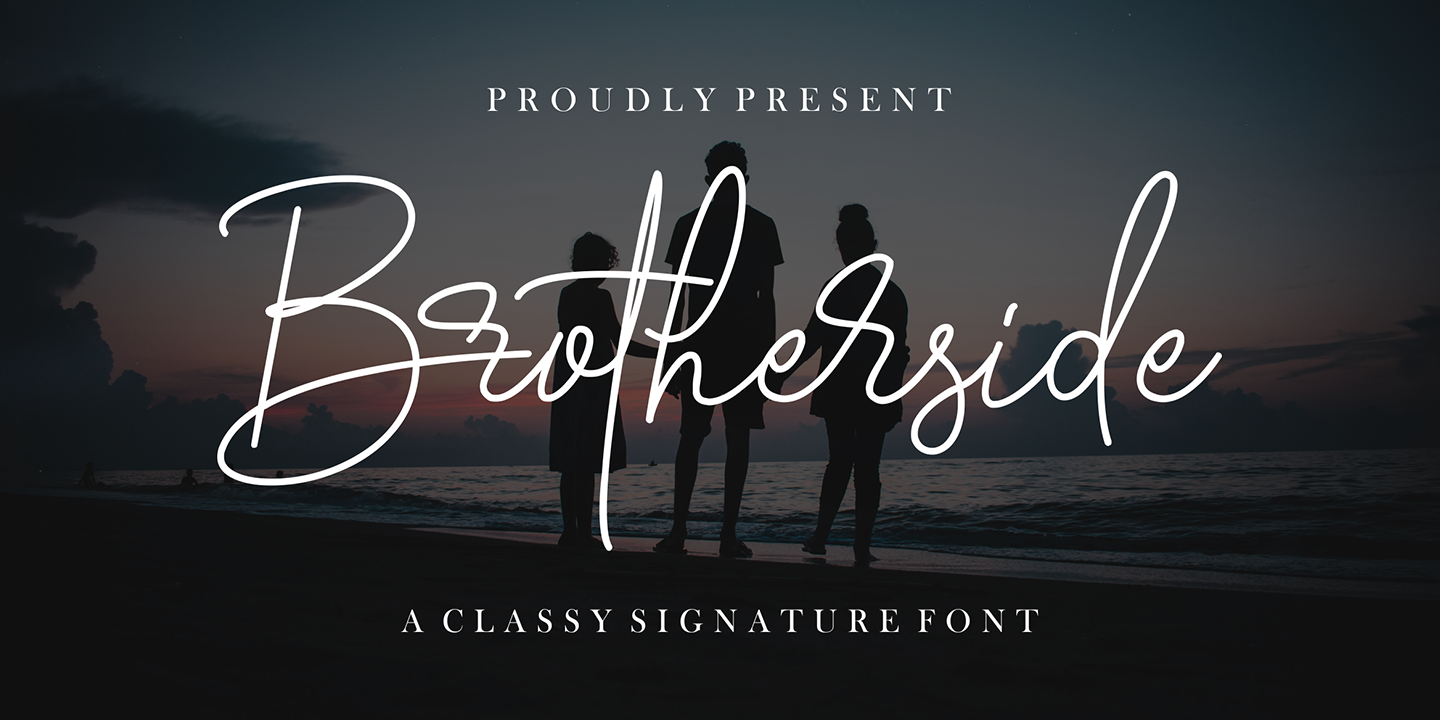 Brotherside Signature Regular Font