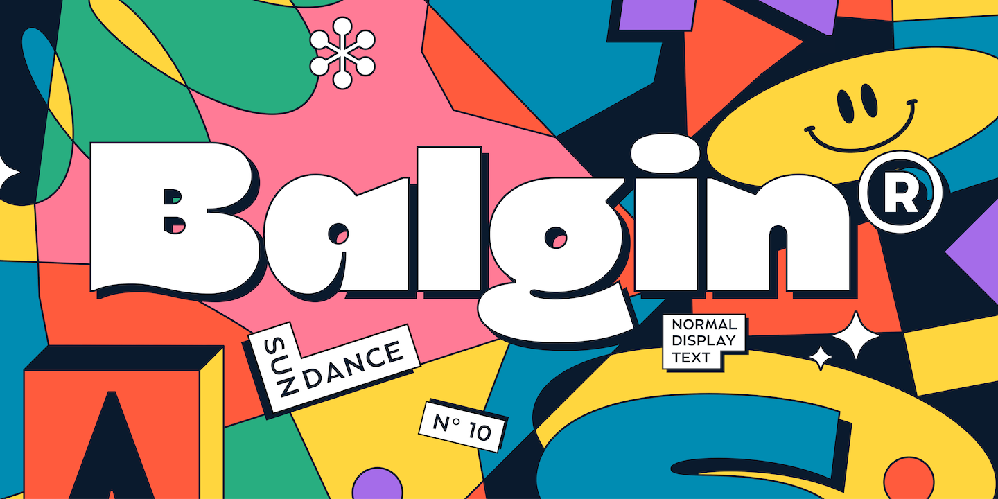Balgin Bold Sm Expanded Italic Font