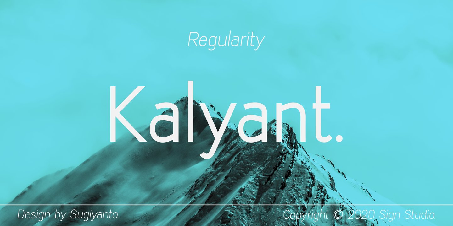 Kalyant Light Font