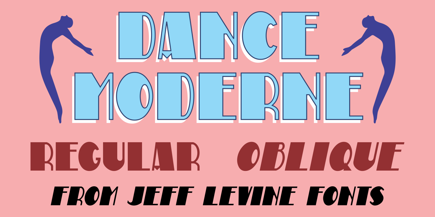 Dance Moderne JNL Regular Font
