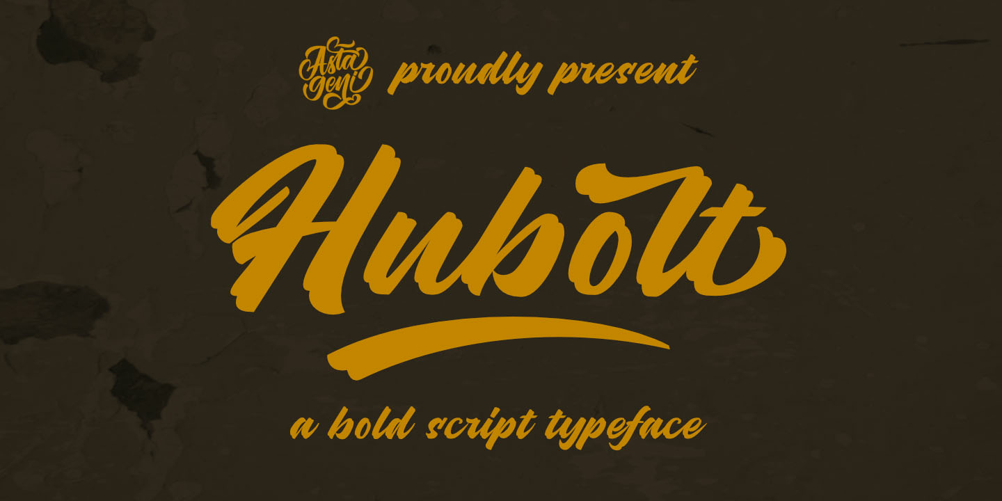Hubolt Script Font