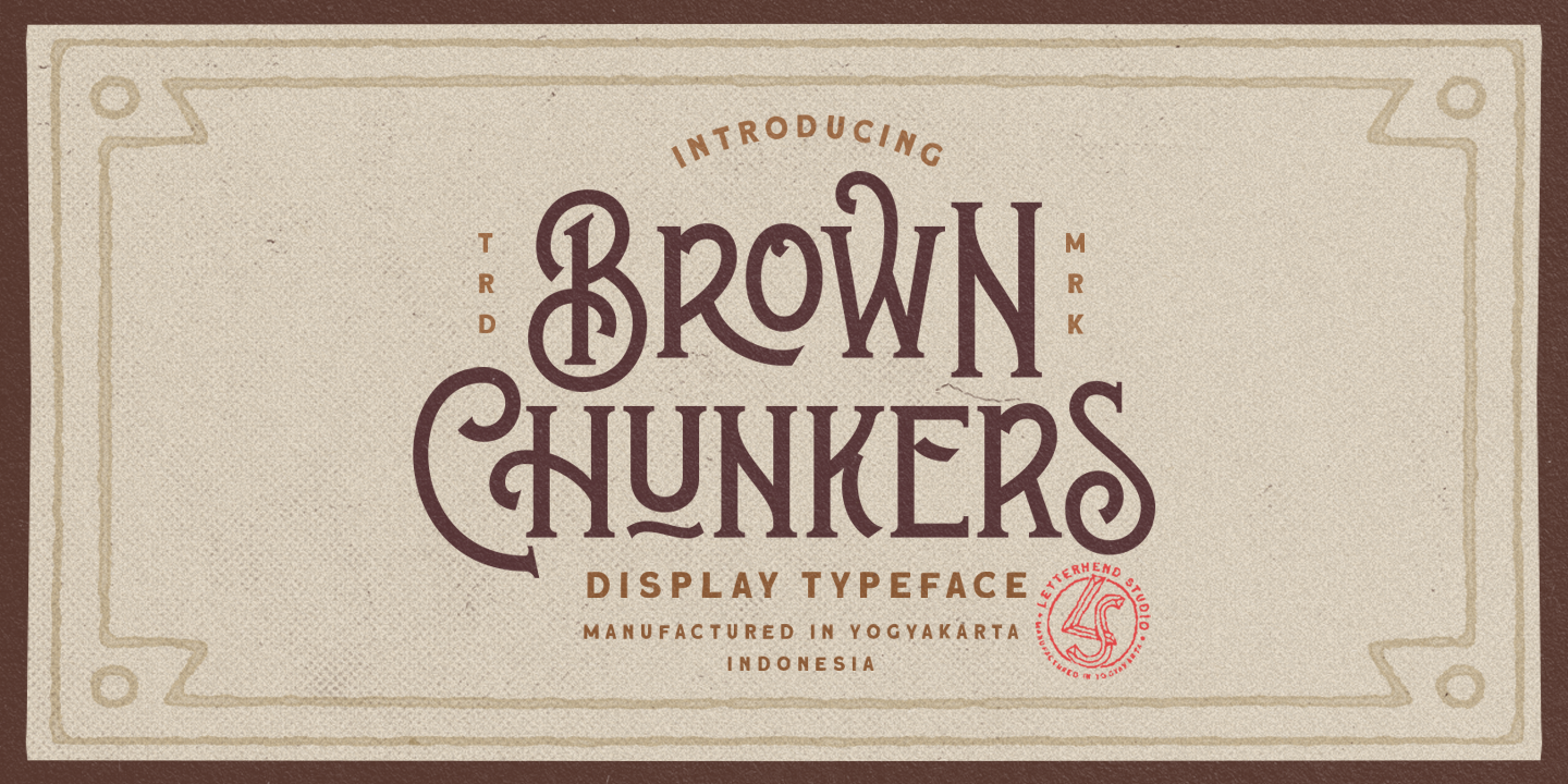 Brown Chunkers Regular Font