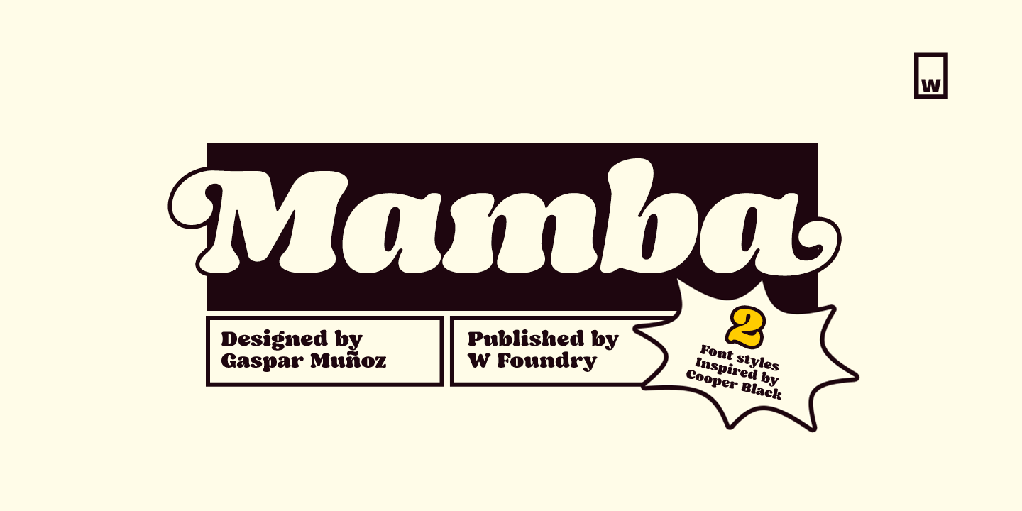 Mamba Regular Font