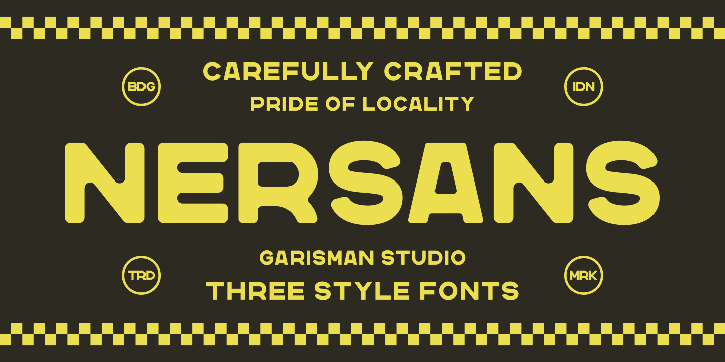 Nersans One Regular Font