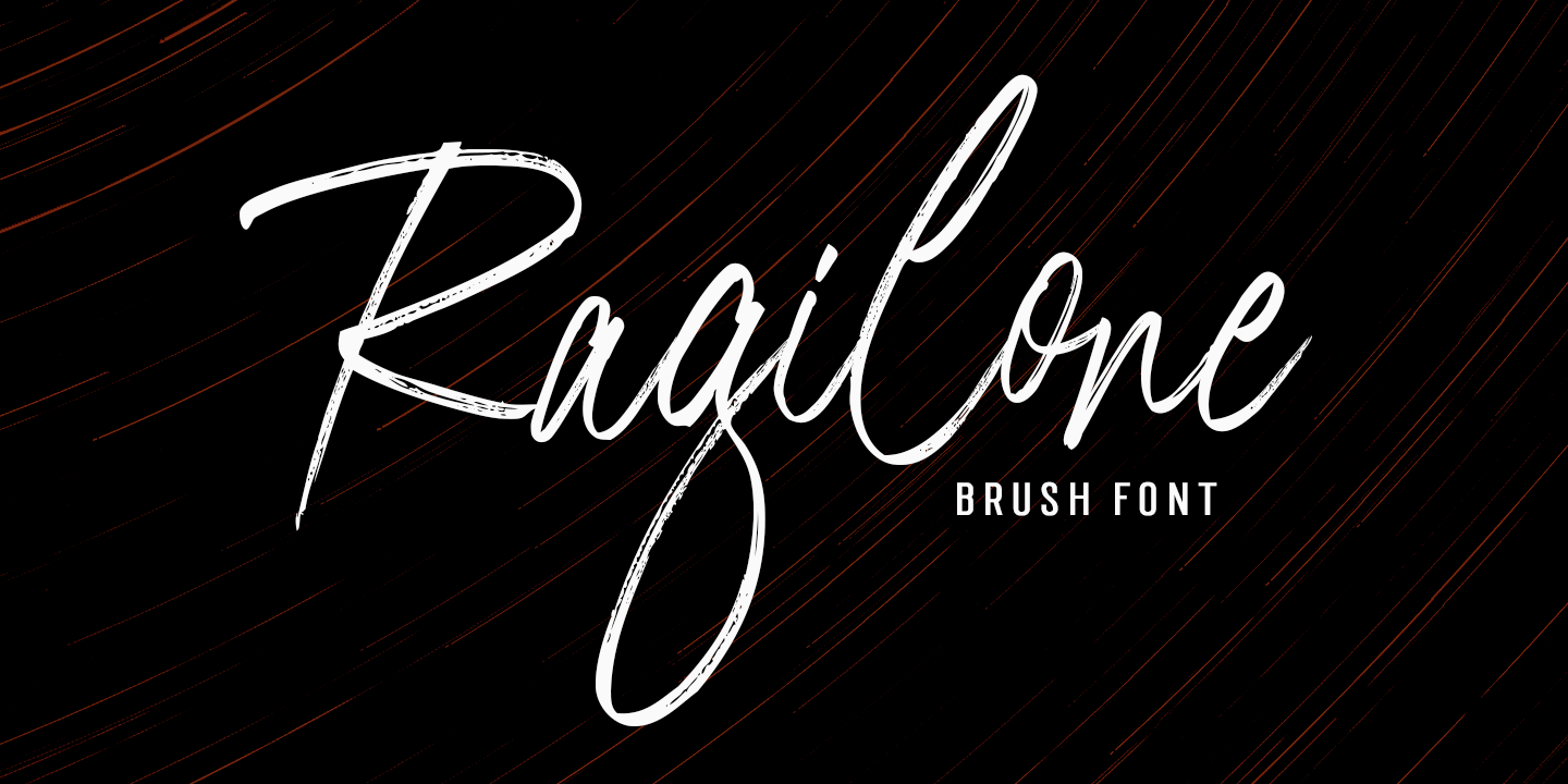 Ragilone Brush Regular Font