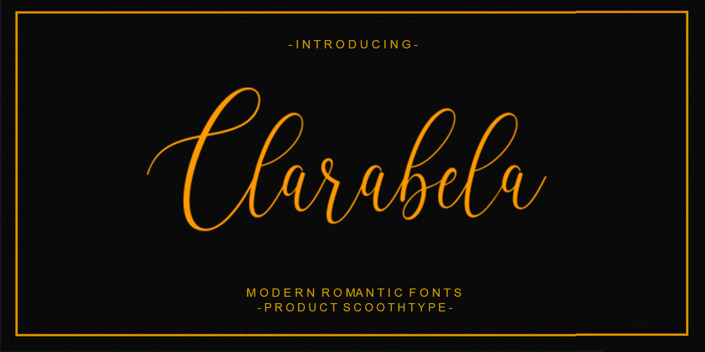 Clarabela Regular Font