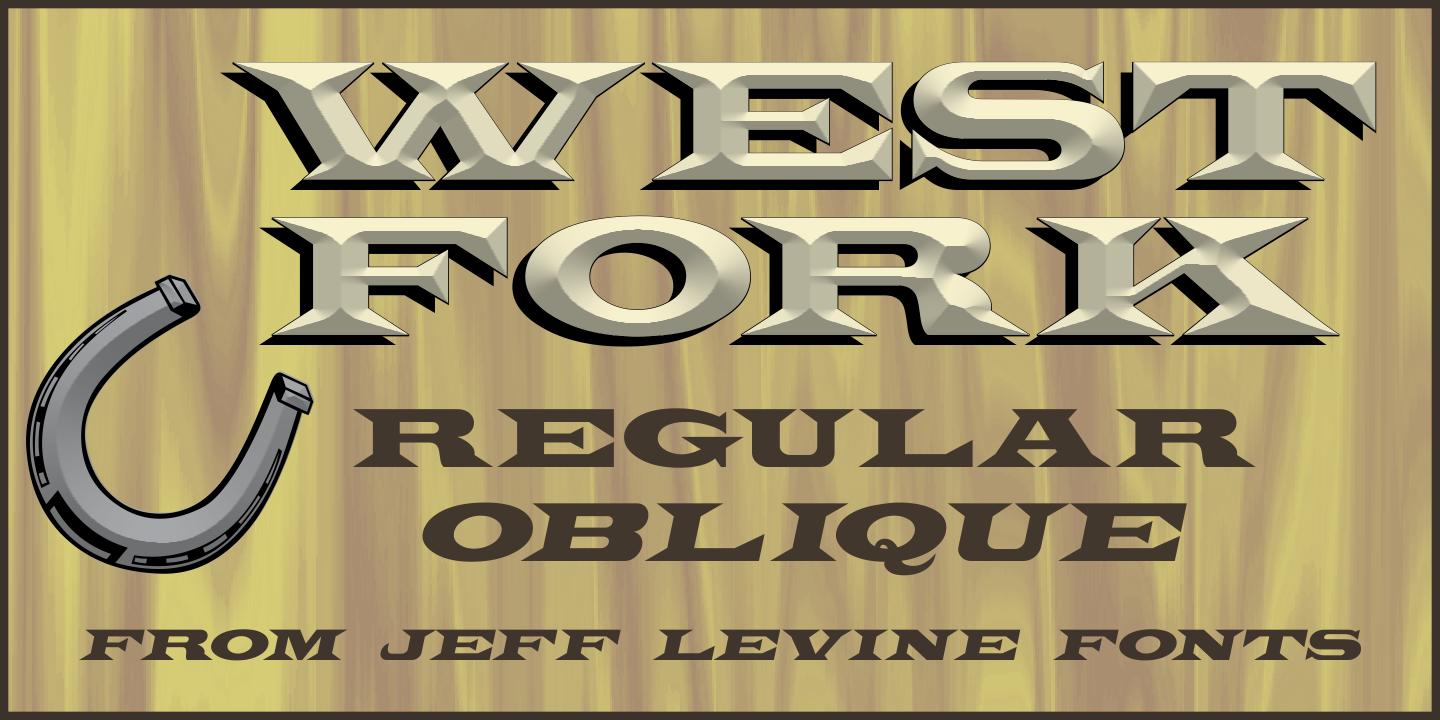 West Fork JNL Regular Font