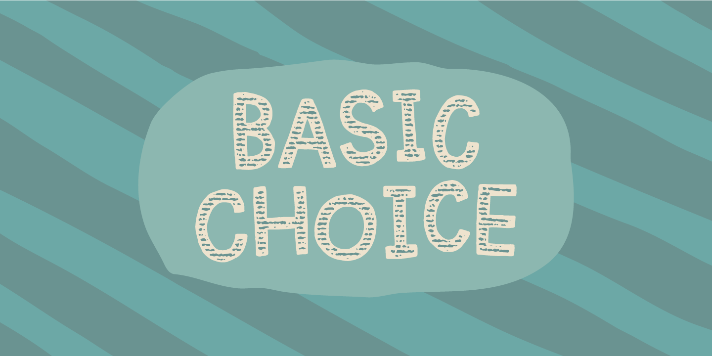 Basic Choice Regular Font