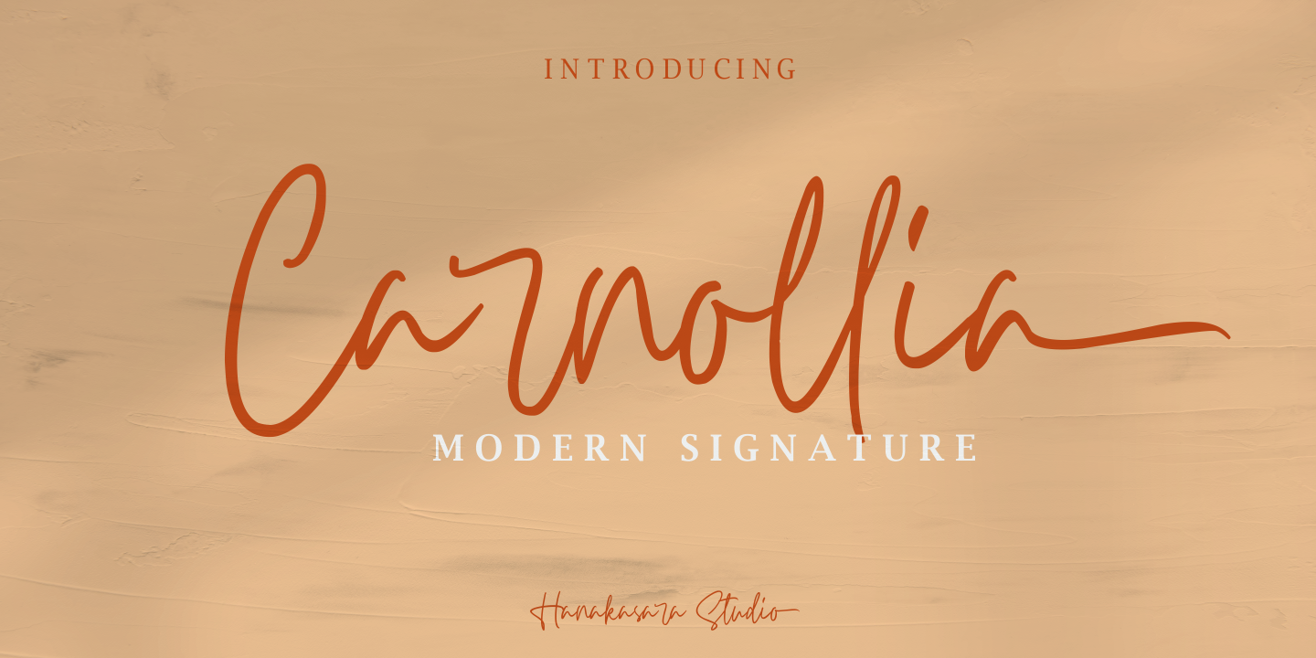 Carnollia Signature Regular Font