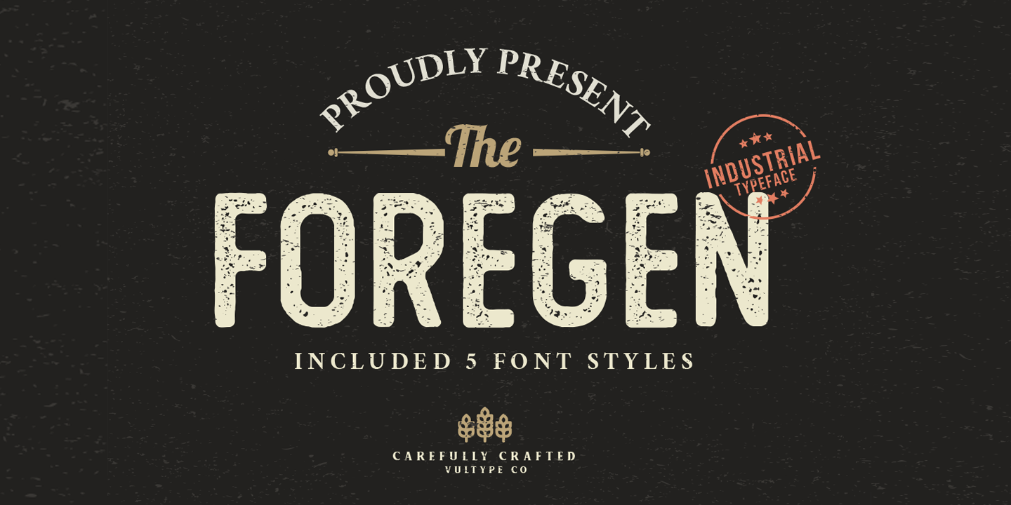 The Foregen Regular Font