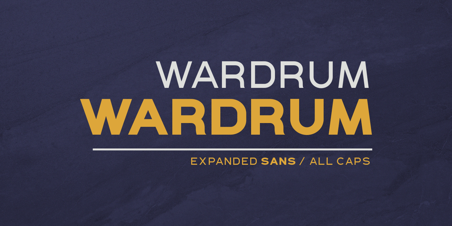 Wardrum Regular Font
