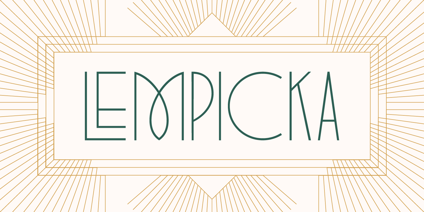 Lempicka Display Font