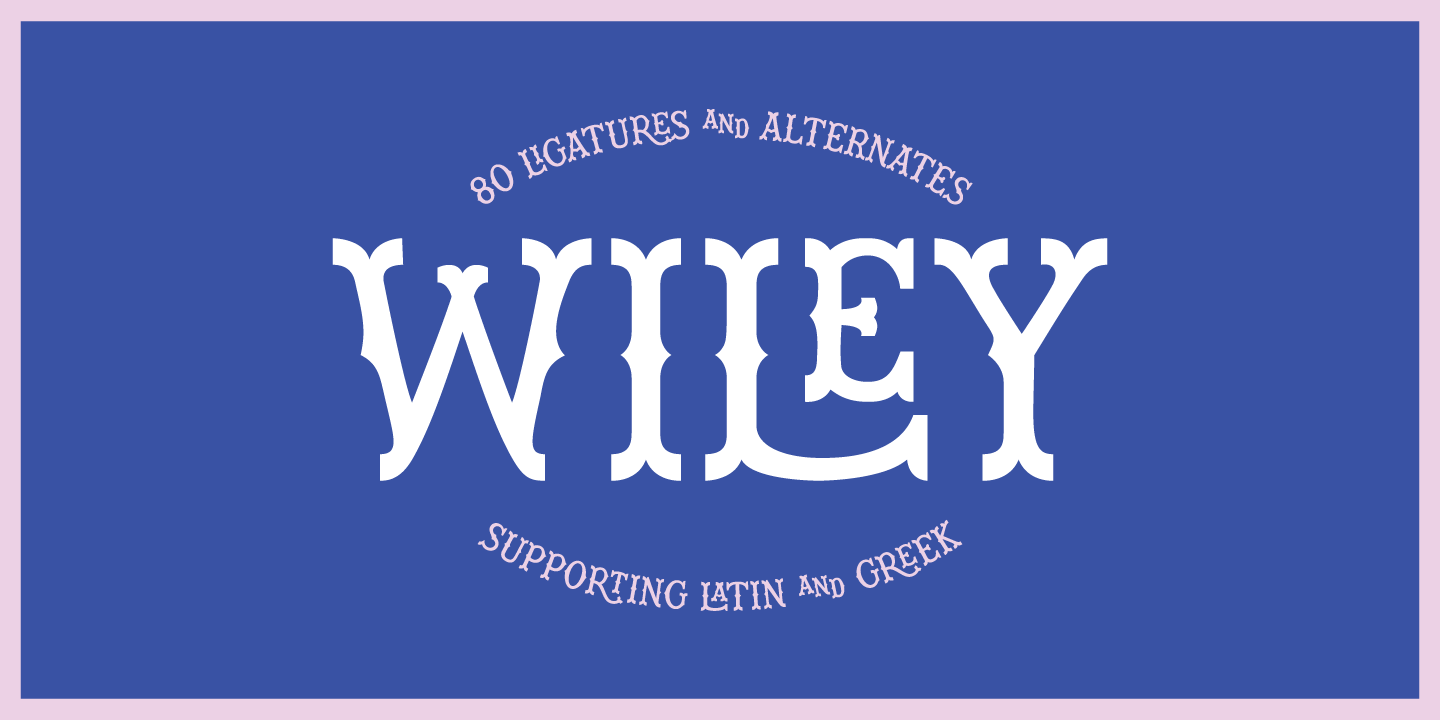 Wiley Regular Font