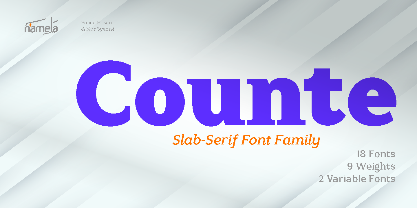 Counte Thin Italic Font
