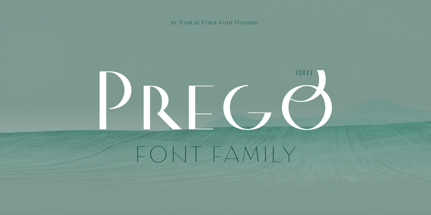 Prego Light Font