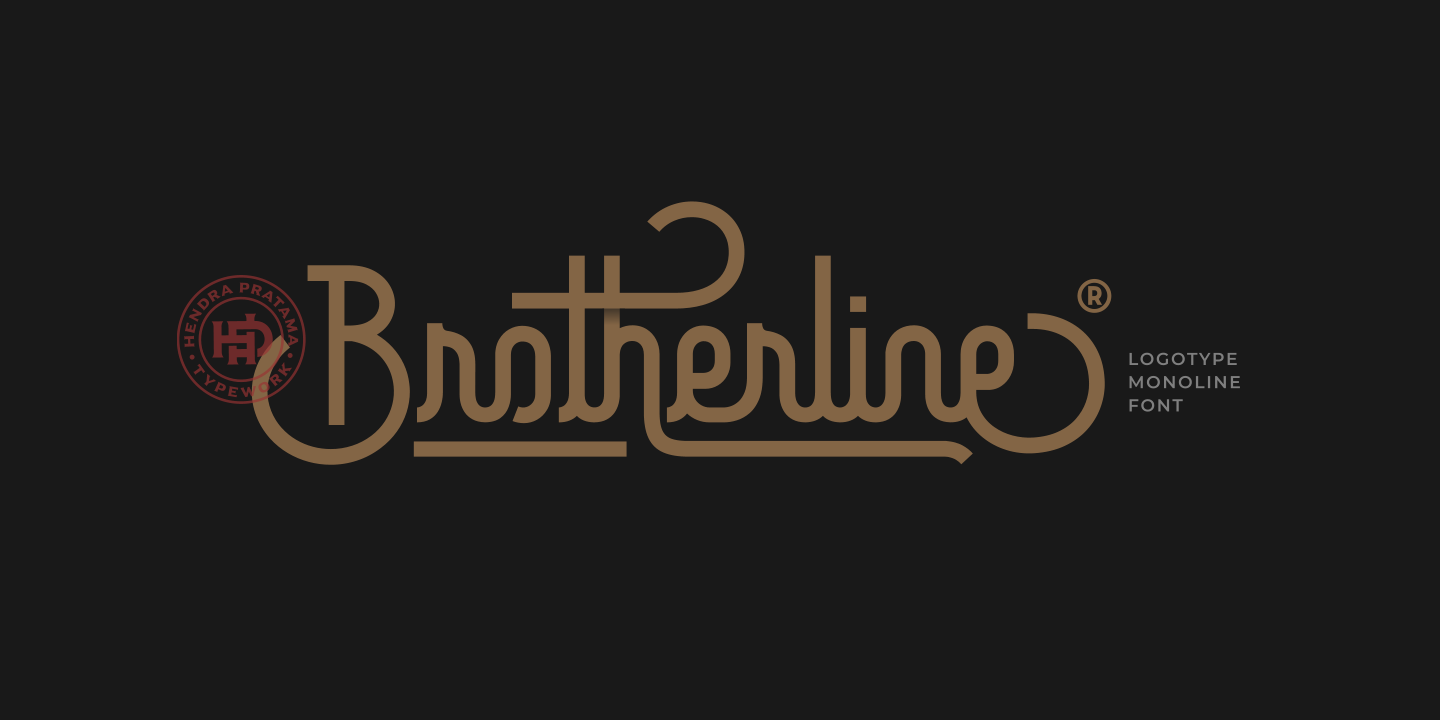 Brotherline Regular Font