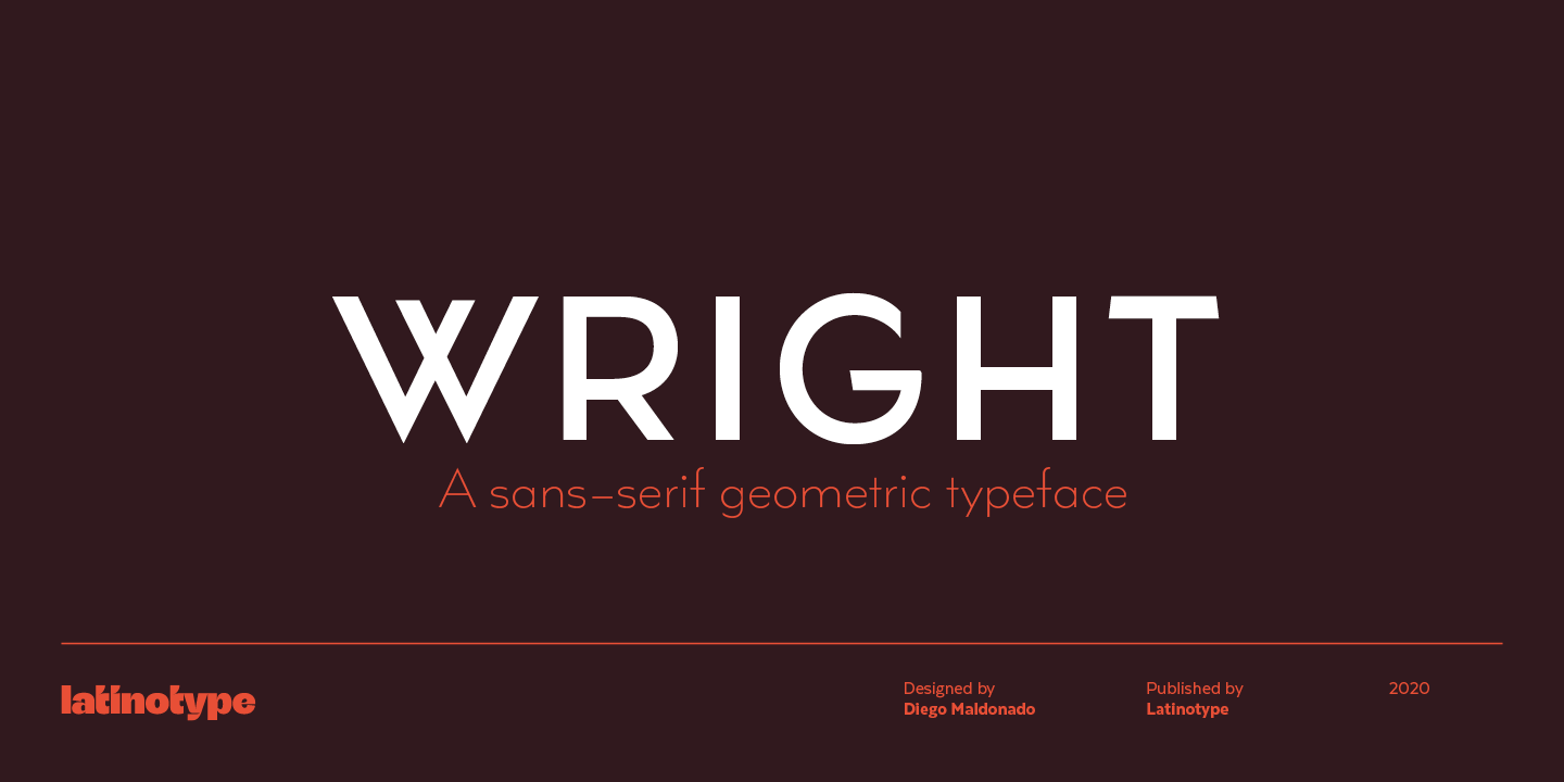 Wright Pro Thin Font