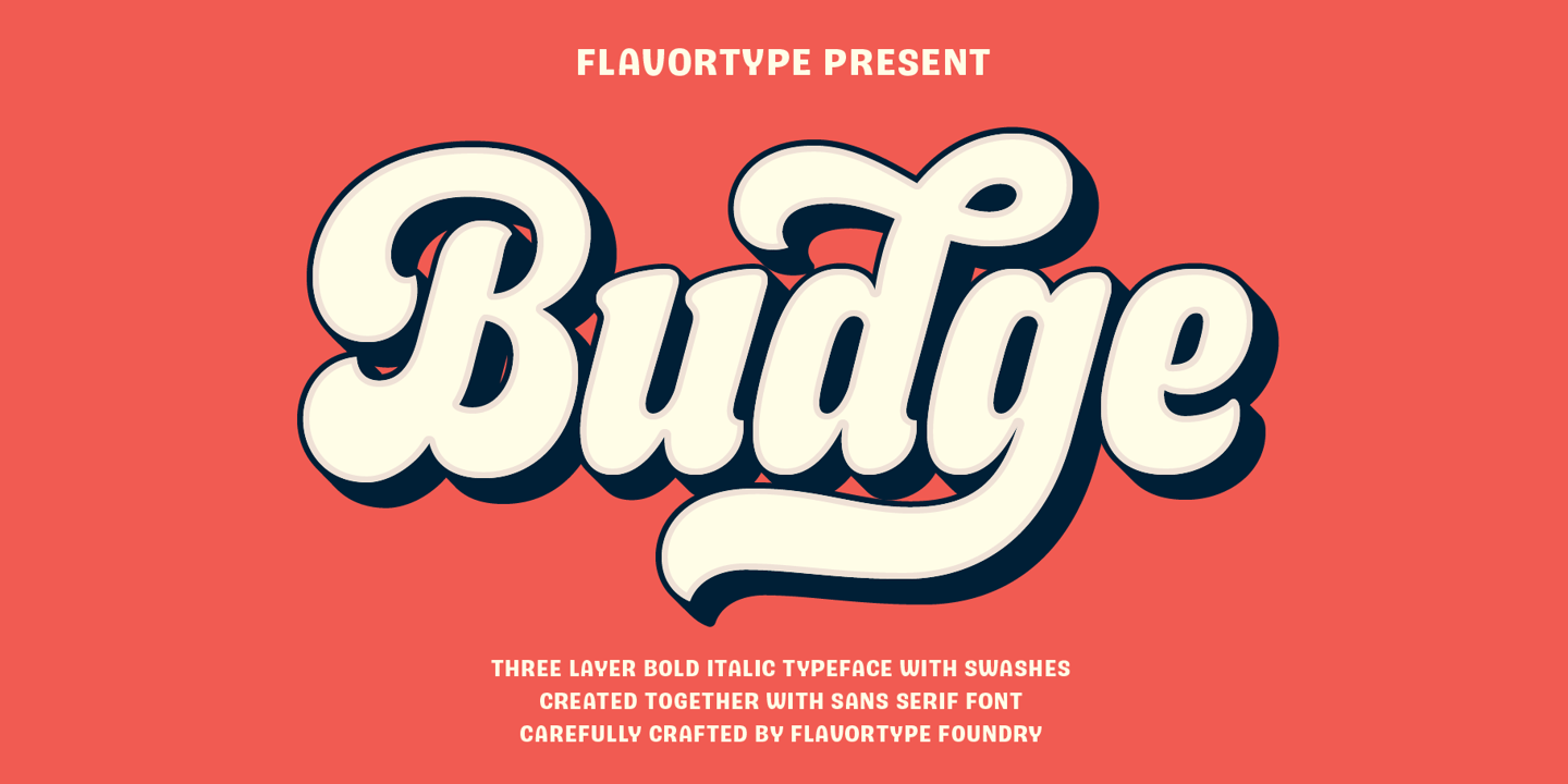 Budge Line Font