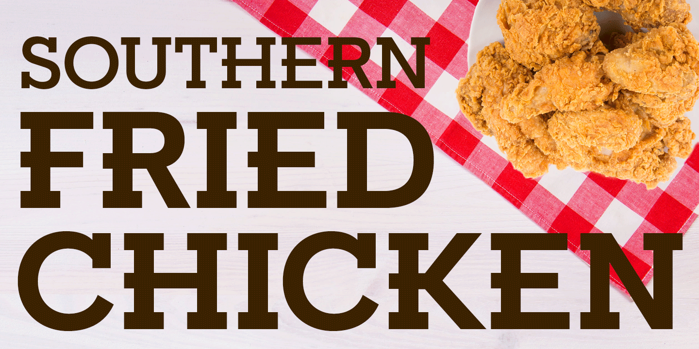 Fried Chicken Thin Font