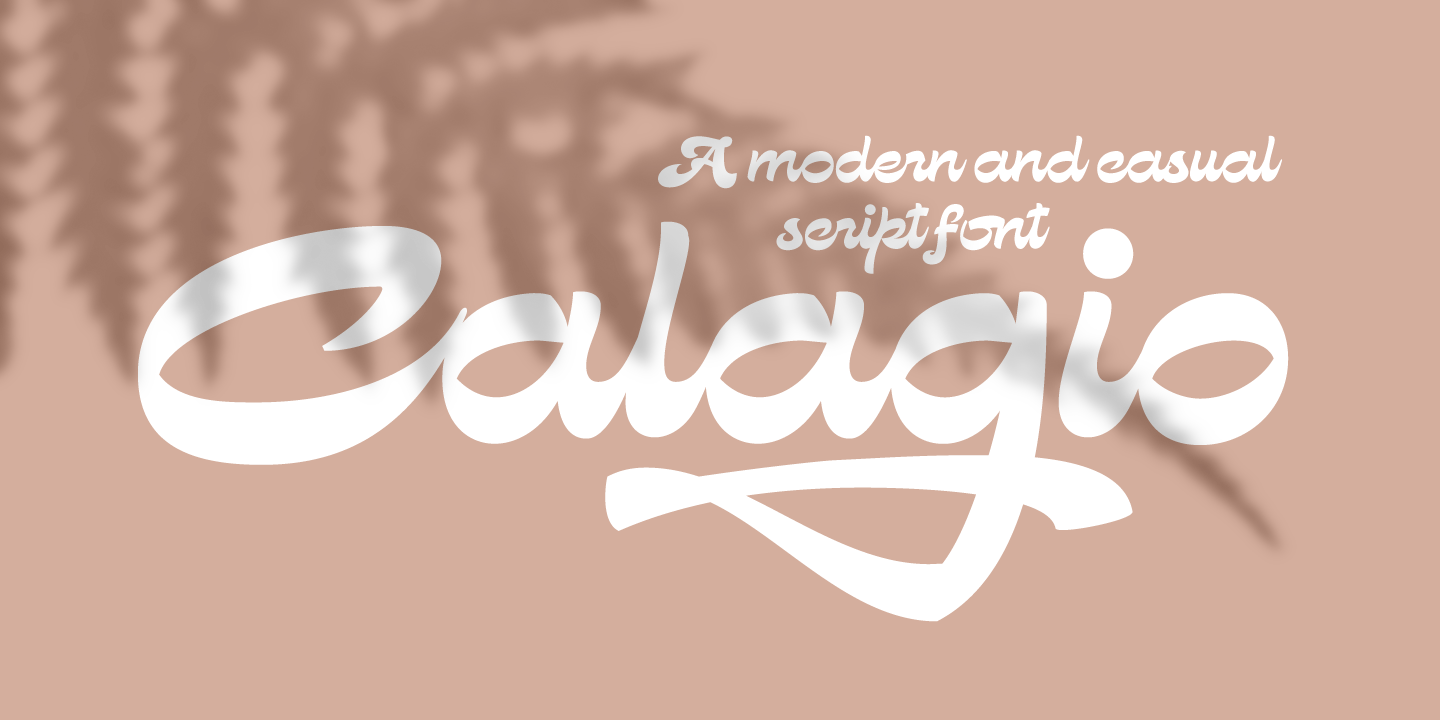 Calagio Regular Font