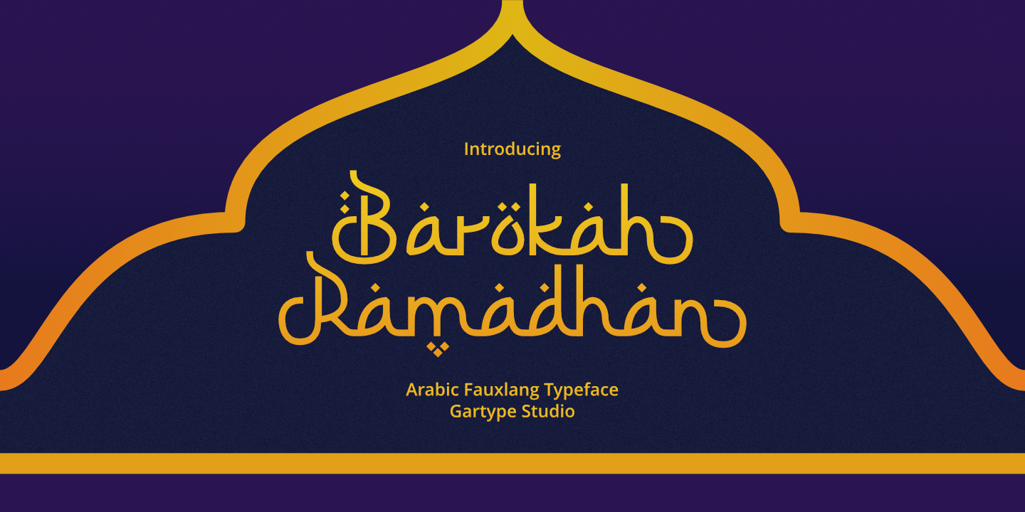 Barokah Ramadhan Regular Font