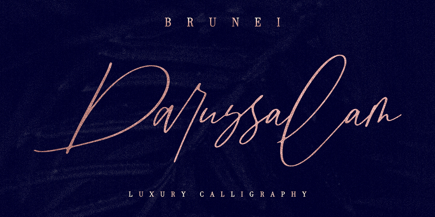Brunei Darussalam Regular Font