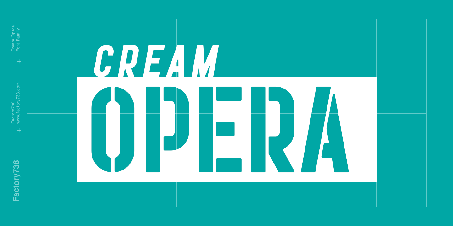 Cream Opera Thin Font