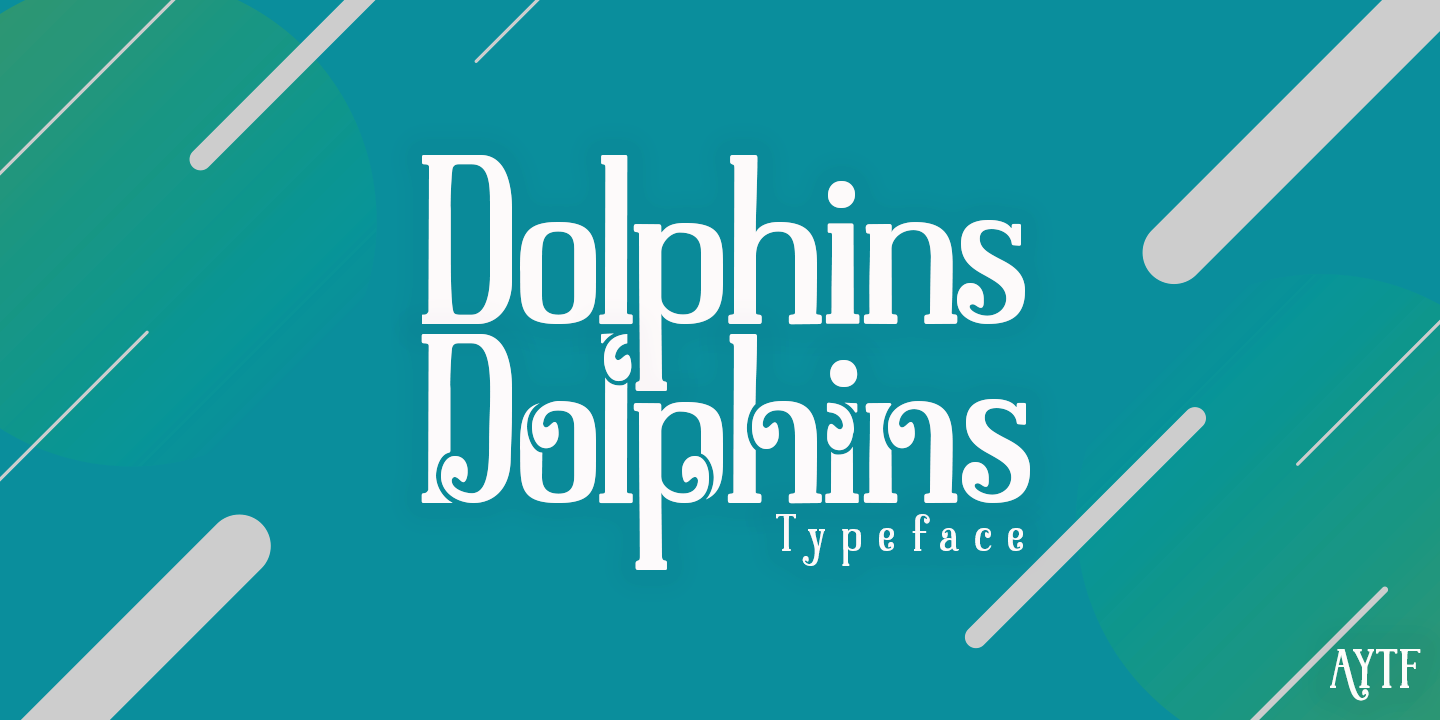 Dolphins Light Font