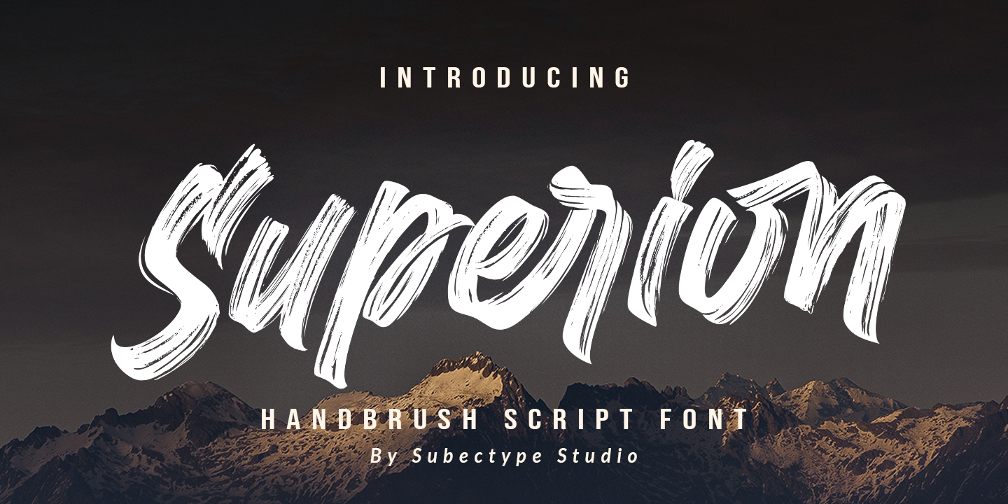 Superion Regular Font