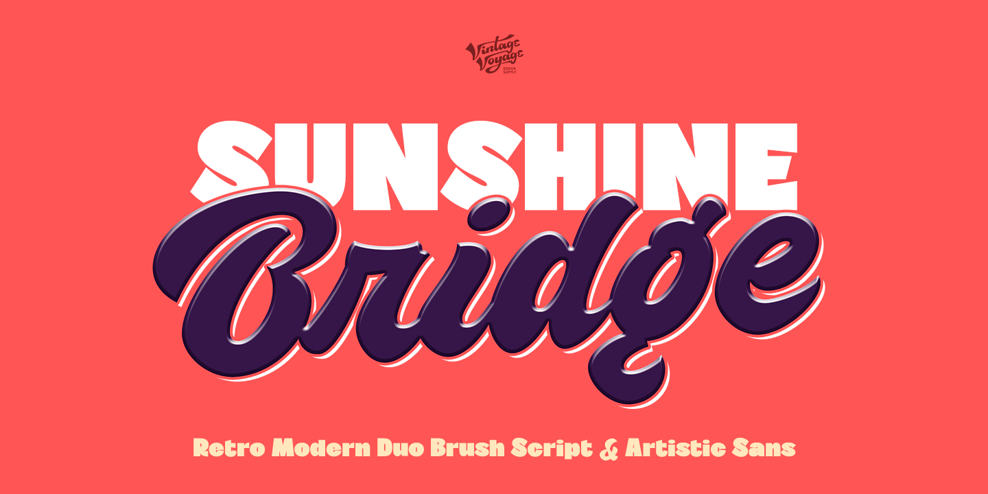 VVDS Sunshine Bridge Script Font