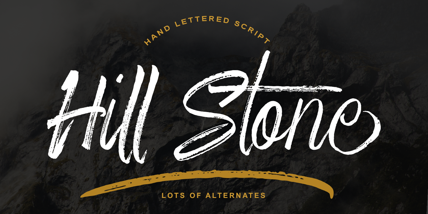 Hill Stone Regular Font