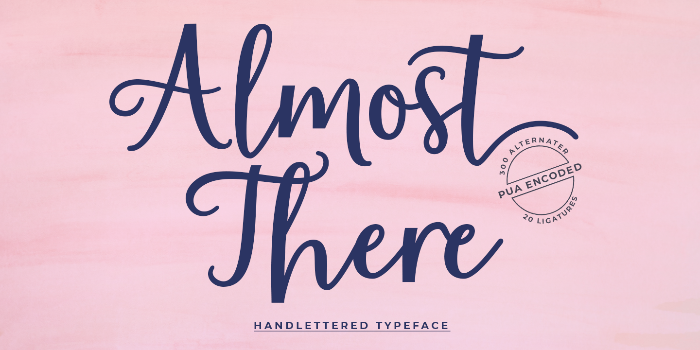 Almost There Script Regular Font