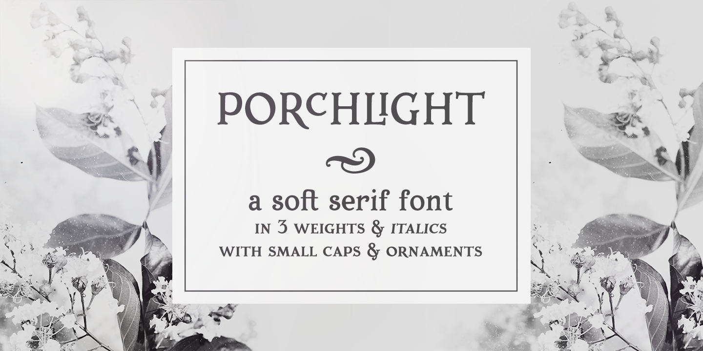 Porchlight Regular Font