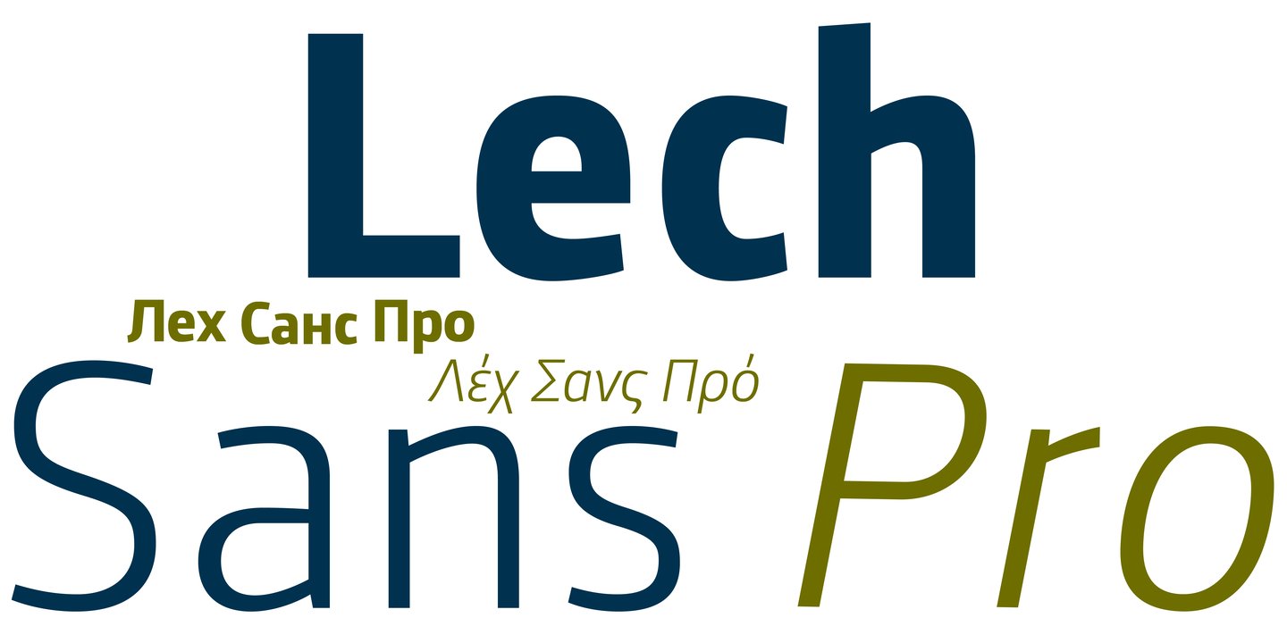 Lech Sans Pro 45 Light Font