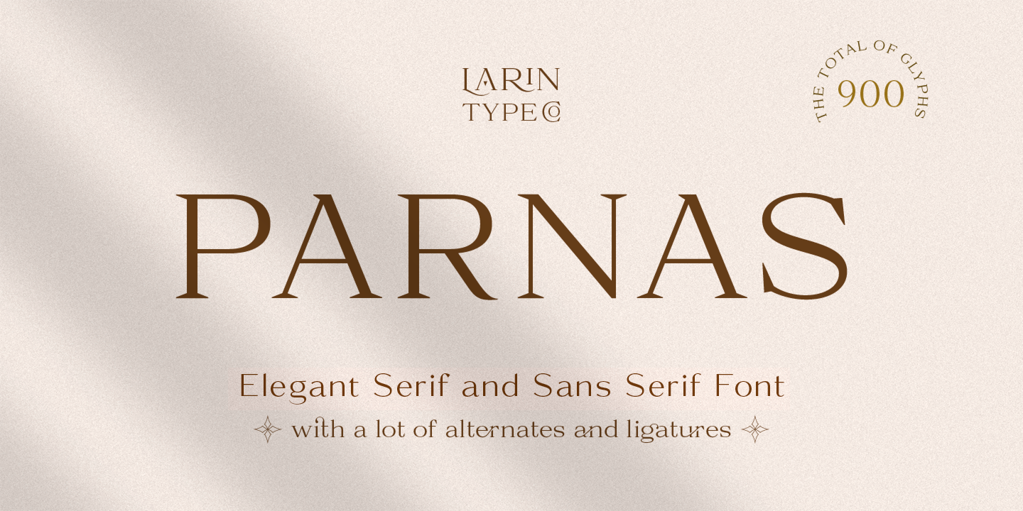 Parnas Serif Font