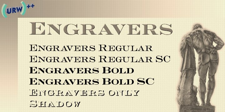 Engravers Bold (D) Font