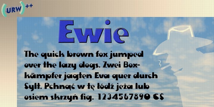 Ewie Relief Standard Font