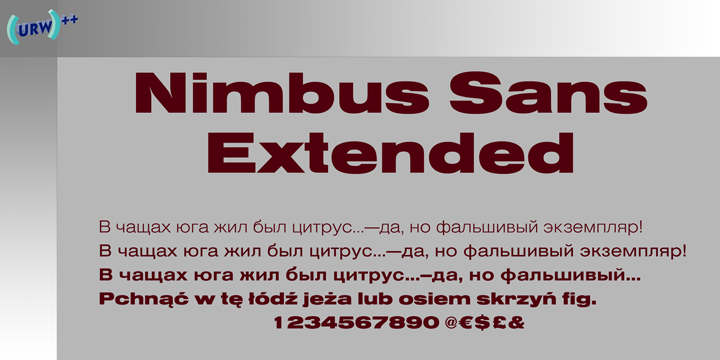 Nimbus Sans Cond Font