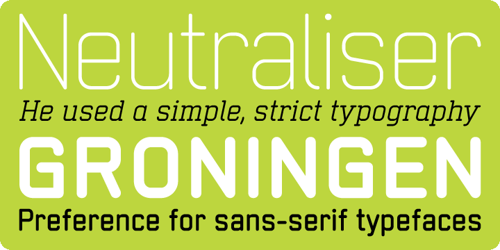 Neutraliser Sans Bold Font