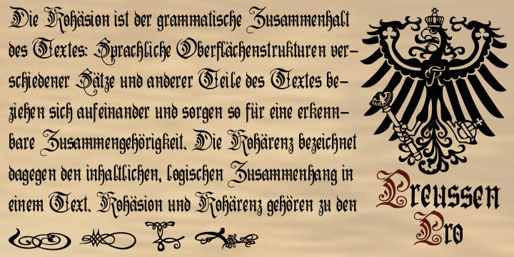 Preussen Pro Font