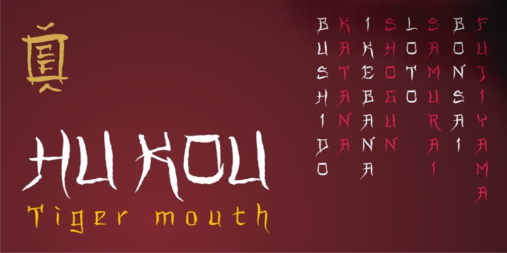 Hu Kou Font