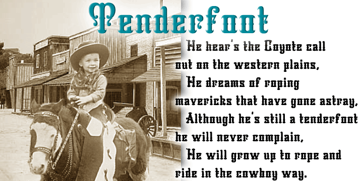 Tenderfoot Font