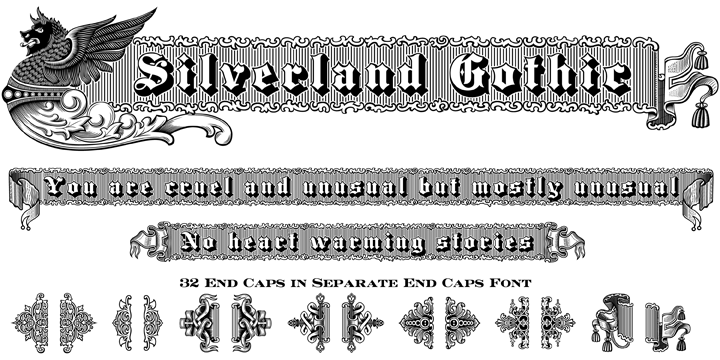 Silverland Gothic Font