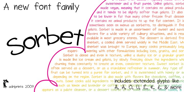 Sorbet LTD Font